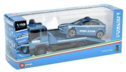  Modele auto și moto model 1/43 Alfa Romeo Giulietta Polizia with a transport vehicle - 1: 43