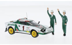  Modele auto și moto model 1/43 Lancia Stratos HF, No. 1, Alitalia, Rallye WM, Rallye Monte Carlo, Winner Rally Monte Carlo series with figurines, S. Munari/S. Maiga, 1977 - 1: 43