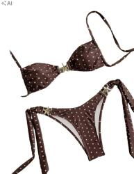 Shein Kötött Kétrészes Pöttyös Bikini S - allegro - 1 840 Ft