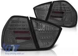  Tuning LED hátsó lámpa szett BMW 3-as E90 03.2005-08.2008 füstös, bal és jobb (ABBMTX6010133)