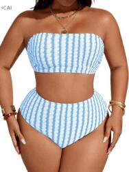 Shein Kétrészes Csíkos Bikini Szett 3XL