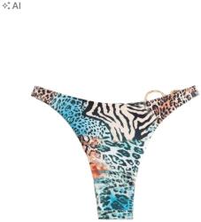 Shein Bikinialsó Állatmintás Xs