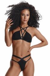  Fehérnemű Szett Ladyx Casilda Melltartó Tanga Fekete Pentagram XL (4900339441689)