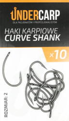 Undercarp Teflon pontyozó horog Curve Shank 2 (UC21)