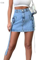 Shein Farmer Mini Szoknya 36-OS - allegro - 2 770 Ft