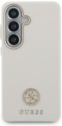 GUESS Carcasa Guess Rhinestone Round Logo cu MagSafe compatibila cu Samsung Galaxy S26, Bej (3666339613426)