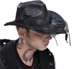 Devil Fashion pălărie DEVIL FASHION - Fallout Raider Cowboy - negru - AS282