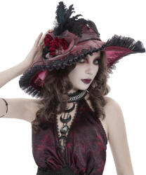 Devil Fashion pălărie DEVIL FASHION - Crimson Reverie - burgundiu - AS260