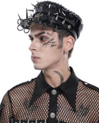 Devil Fashion șapcă DEVIL FASHION - Mayhem Manifest Spiked Visor - neagră - AS293