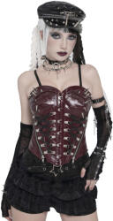 Devil Fashion corset damă DEVIL FASHION - Mistress Mayhem - vișiniu - CST00902