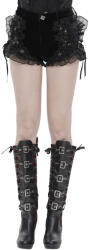 Devil Fashion pantaloni scurți damă DEVIL FASHION - Heartless - negri - PT291