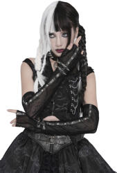 Devil Fashion mănuși fără degete DEVIL FASHION - Punk - negre - GE045