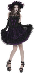 Devil Fashion rochie de damă tip corset DEVIL FASHION - Marquise Malvina - negru/violet - SKT256
