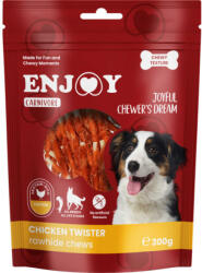 Enjoy Recompense pentru caini Enjoy Carnivore Rawhide Chews cu pui 300 gr