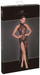 Noir Rochie Lungă Noir Fucking Fabulous Transparentă cu Imprimeu Floral - Negru , XL