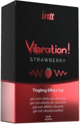 Intt Cosmetics Vibrații! Strawberry intt Gel Intim cu Efect Vibrant și Încălzitor 15 ml