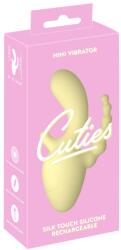 Cuties Triple Mini Vibrator Galben cu Stimulare Triplă Vibrator