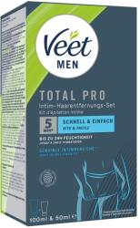 Veet Men TOTAL PRO Set pentru Epilare Intimă cu Cremă și Balsam