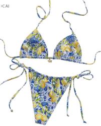 Shein Kötött Bikini Kétrészes MIX Mintás L