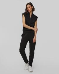 Varley Bluză Neagră Din Viscoză Pentru Femei Varley Loretta Half Zip