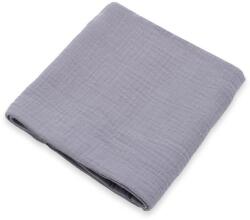 NEW BABY Pătura pentru copii din mușelin New Baby grey Patura