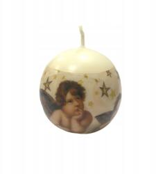 Bartek Candles Rafael gyertya, gömb, 230g, átmérő 8cm
