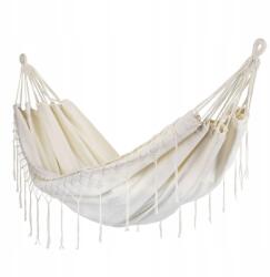 Bauerkraft Kétszemélyes kerti függőágy hintaágy napozóágy 200x150cm boho bézs Bauerk (G-779)