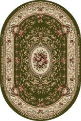 LOTOS Covor Oval Lotos 568-310, Marime 150 x 230 cm, Verde, Inaltime Fir 8 mm, Antialergic, Polipropilena, Living, Dormitor, Sufragerie, Birou Covor
