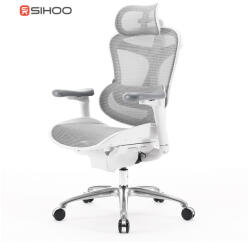 Sihoo Doro C300 Scaun de Birou cu Brațe Reglabile Off White (DORO-C300L-A3-102)