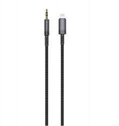 DEVIA audio kábel Ipure EC619 Lightning 3, 5 mm jack 1, 0 m fekete (6942297111950)