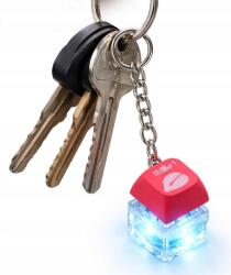  Kulcstartó Led Kattintható Világító Érdem +1 Klikker Rgb Anti-stressz Clicker Sláger (BRELOK ANTYSTRES KLIKER)