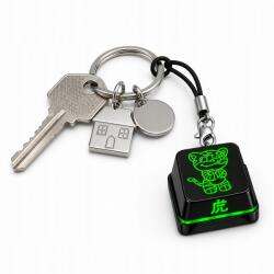  Fekete Tigris Kulcstartó Led Rgb Kattintás Gomb Fidget Anti-stressz (CLICKER_FIDGET_LED_BRELOCZEK_PODSWIETLANY_22)