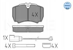 Meyle 0252912320/W_A Fékbetétek Ford T. Transit 2, 3 16V