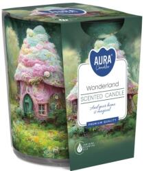 AURA Bispol Wonderland gyertya üvegben, 100g, égési idő 22 óra (sn72s-56)