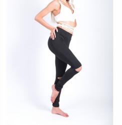 Ecarla Sport Leggings Fitness Edzés Fekete LLEG19L (LEG19L)
