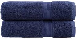 vidaXL Set 2 prosoape de baie SOLUND bleumarin, bumbac 100%, 100x150 cm, 600 gsm (137263) Prosop