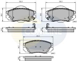 COMLINE set placute frana, frana disc COMLINE CBP31679 (CBP31679)