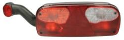 TRUCKLIGHT Lampa Spate Stanga (24v cu Iluminare Numar de Inmatriculare Reflector Triunghiular cu Lampa cu Brat de Extensie (TL-UN045L)