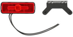 WAŚ Lampa Gabarit Dreapta/Stanga Forma: Dreptunghiular Rosu Led Inaltime 36mm Latime 103mm Adancime 18mm Atirna/Suprafata (2034 W254)