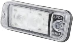 HELLA Lampa Gabarit Dreapta/Stanga Transparent Led Inaltime 40mm Latime 100mm Adancime 40mm Bolt/Fixare Orizontala/Pentru (2PF009 514-001)