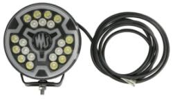 WAŚ Farul Universal Dreapta/Stanga (raza Lunga Led 12/24v Inaltime 194mm Diametru 179mm Adancime: 78mm Transparent Aluminiu (2183 W257)