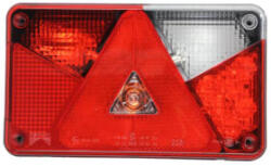 ASPOCK Lampa Spate Dreapta Multipoint V (led 24v cu Semnalizare Lampa Anti-ceata cu Lumini Frana Lumini Parcare/Pozitie (A24-8714-701)