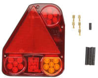 TRUCKLIGHT Lampa Spate Stanga (led 12/24v cu Semnalizare Lampa Anti-ceata cu Lumini Frana Lumini Parcare/Pozitie Reflector (TL-UN047L)