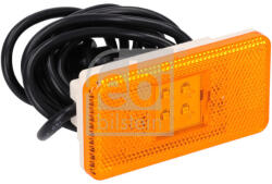 FEBI Lampa Gabarit Dreapta/Stanga Portocaliu Led Inaltime 54mm Adancime 36/104mm Lungime Cablu 2000mm 24v (ip67) Scania 2 3 (FE197660)