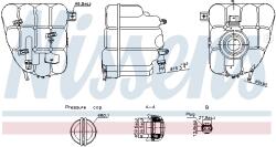 NISSENS Vas de Expansiune Racire PORSCHE CAYENNE VW TOUAREG (996255)