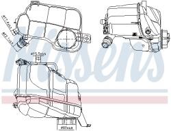 NISSENS Vas de Expansiune Racire VOLVO S60 2/S80 2/V60 1/V70 3 (996297)