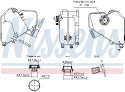 NISSENS Vas de Expansiune Racire FORD B-MAX/ECOSPORT/FIESTA 6/KA (996322)