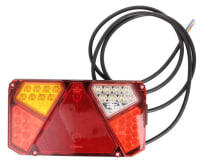 WAŚ Lampa Spate Stanga (led 12/24v cu Semnalizare Lampa Anti-ceata Lampa Mers Inapoi cu Lumini Frana Lumini Parcare/Pozitie (915 W125DL)
