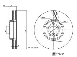 FEBI Set 2 Discuri Frana Fata Dreapta Bmw 2 (g42 G87) 3 (g20 G80 G28) 3 (g21) 3 (g21 G81) 4 (g22 G82) 4 (g23 G83) 4 Gran (FE171456)