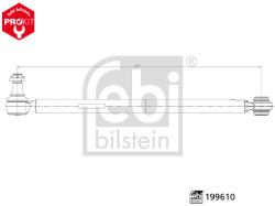 FEBI Levier de Directie, Bara Directie (l-2006mm) Scania 4 G I P I R I T 05.95-09.22 SCANIA 4 - series/G 1/P 1/R 1/T (FE199610)